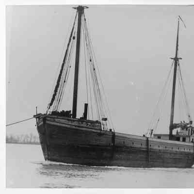 F.N. Knapp being towed