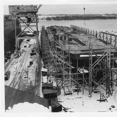 Badger under construction at Christy Corp November 1, 1951
