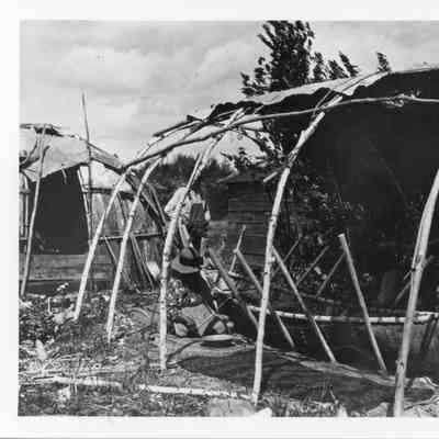 Birch Bark Canoe Construction