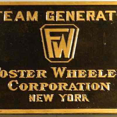 C.C. West Nameplate