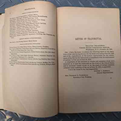 US life saving service report 1888
