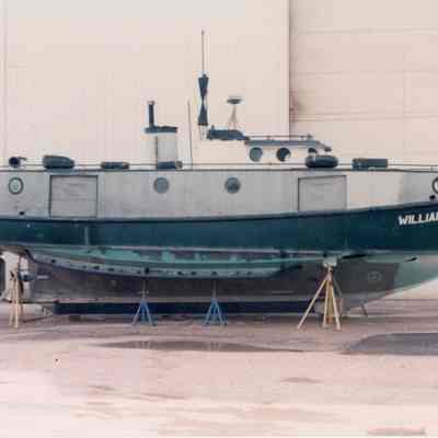 Fishing tug William G. at shipyard 2000