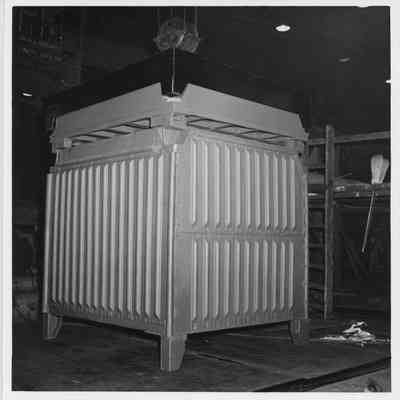 Installing top section of Safeway Container