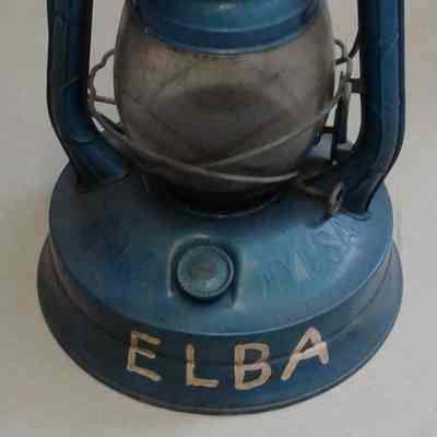 Blue ELBA Kerosene Lantern