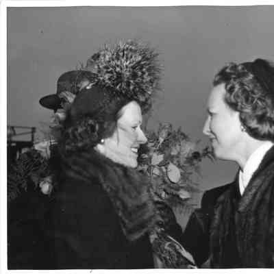 Mrs. John Brogan and Alva Smith at christening of William Howland