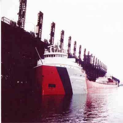 Arthur M. Anderson loading taconite at dock 6 at Duluth Minnesota 2000