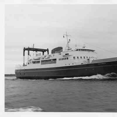 Tustemena underway
