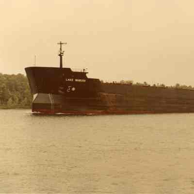 Freighter Lake Wabush underway in Saint Mary's River June 1982