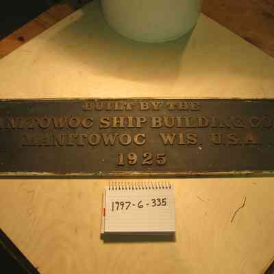 American Steamship Co. Nameplate