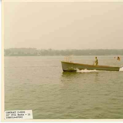 Mark-3 33' utility boat underway on September 2, 1971