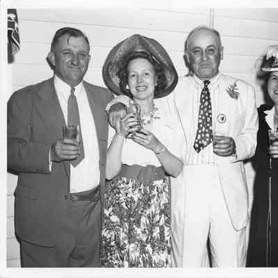 C. Ray Christianson, Alva Smith, L.D. Smith, Mrs. Christianson