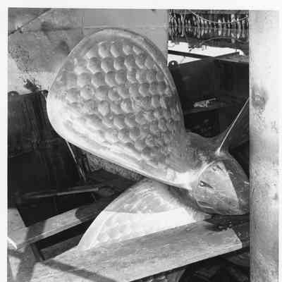 Shenango's propeller at Christy Corp April 15, 1952