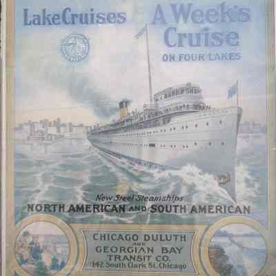 Chicago Duluth and Georgian Bay Transit Co. Advertisement