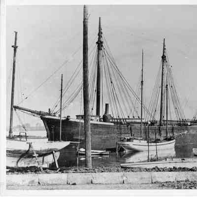Marengo and Grace Watkins docked