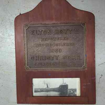Elton Hoyt II Name Plate