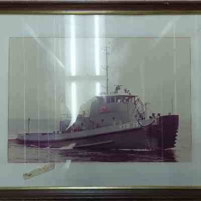 Framed photograph of YTB -793