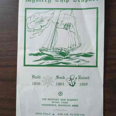 Mystery ship seaport brochure