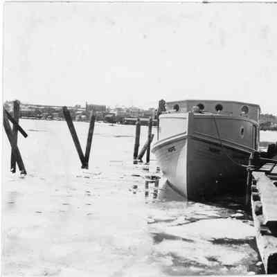 Fishing tug Hope docked at Sturgeon Bay Boat Works