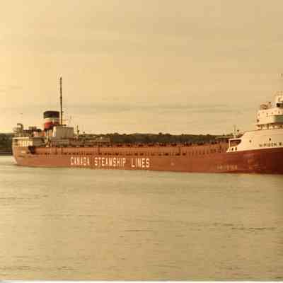 Freighter Nipigon Bay in Saint Mary's River June 1982