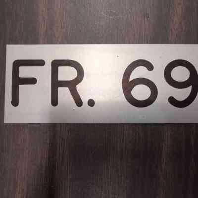 FR.69 Sign