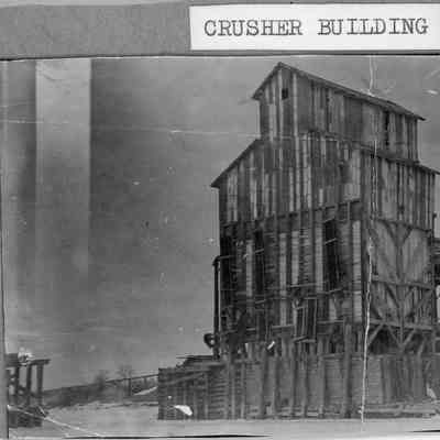 Stone quarry crusher building