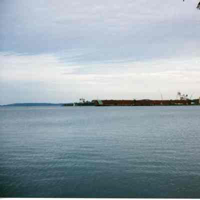Edwin H. Gott and Indiana Harbor at Bay Shipbuilding 1993
