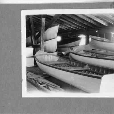 boats stacked in Sturgeon Bay Boat Works