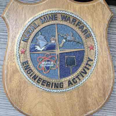 Navy Mine Warfare Plaque
