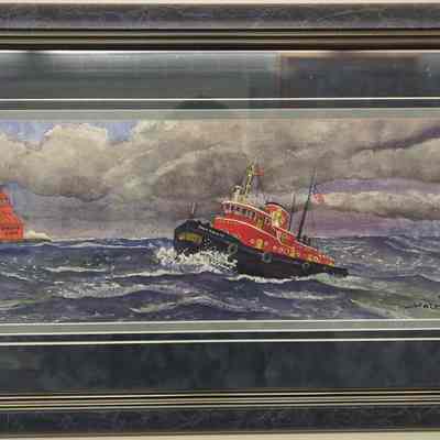 Ahead of the Squall Watercolor Painting