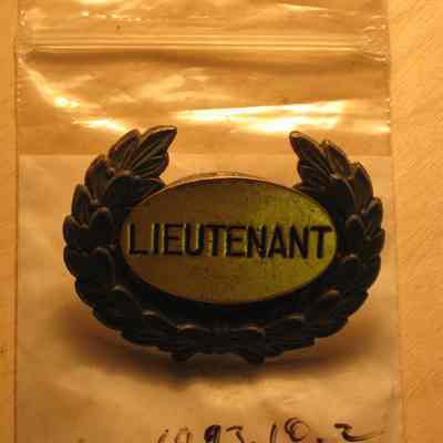 Lieutenant Pin