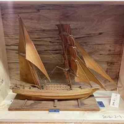 Two-Masted Schooner Model