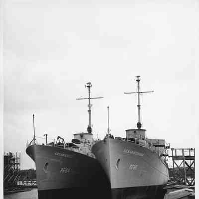 PF-64 USS Knoxville and PF-65 USS Chattanooga