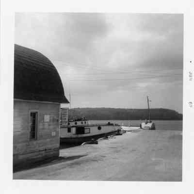 Fishing tug Eric docked in Gill's Rock June 1962
