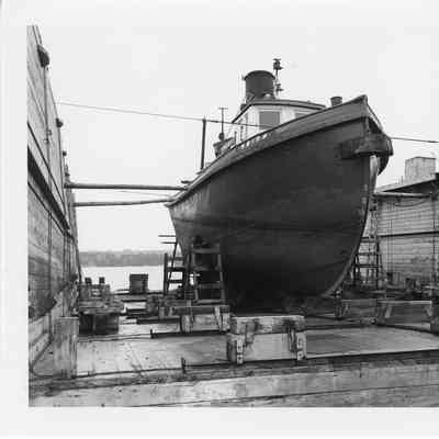 Reiss in drydock at SBSB&DD Co.