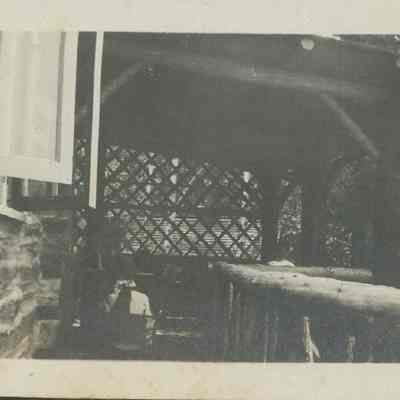 On porch 1916