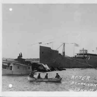 After launching, Sturgeon Bay, Wis, April 25 1918