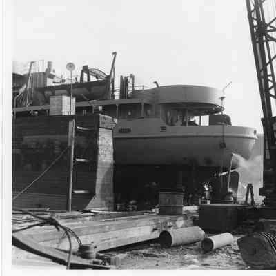 FP-362 under construction at Sturgeon Bay Shipbuilding and Drydock Company