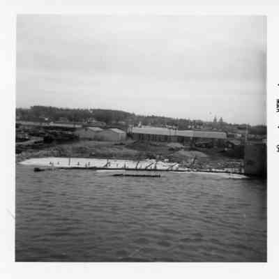 Sturgeon Bay shoreline March 1964