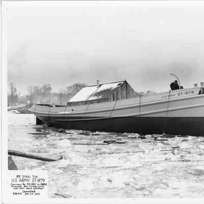 ST-879 post launch January 23, 1945