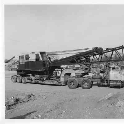 Sturgeon Bay Ship Canal Truck and dredging equipment 1964