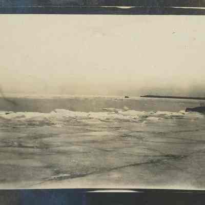 Mailboat in distance