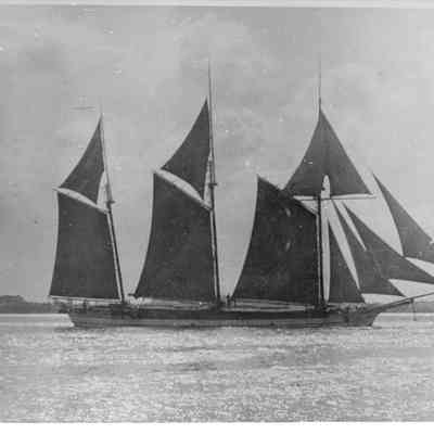 Unidentified Schooner underway