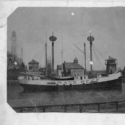 Light ship Grays Reef at Sturgeon Bay Canal Station