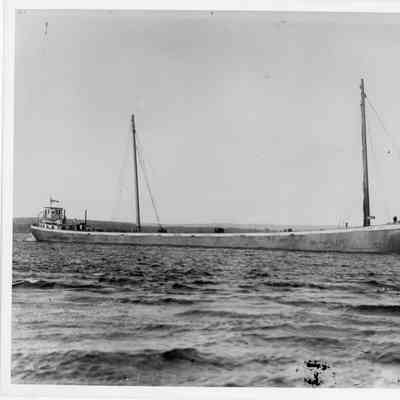 Santiago being towed