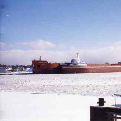 Mesabi Miner and Eward L. Ryerson at bay Shipbuilding 2005