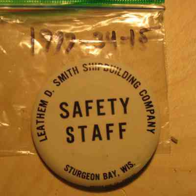 Leathem D. Smith Shipbuilding Company Occupational Pin