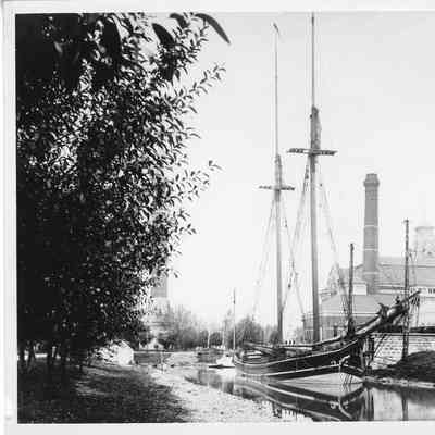 M.P. Barkalow being towed