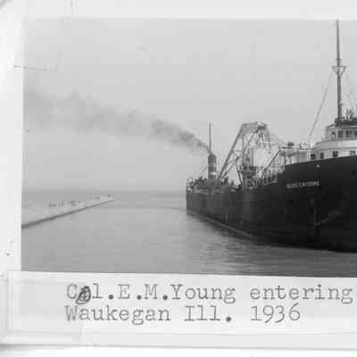 Colonel E.M. Young entering harbor 1936