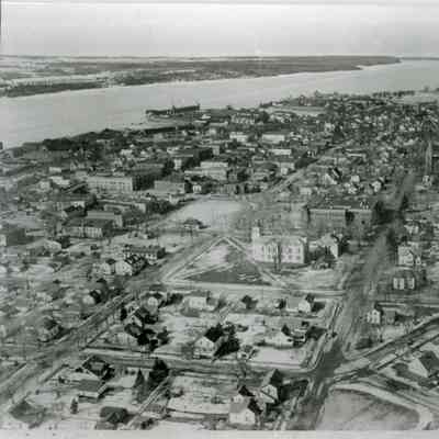 1952 aerial view of Sturgeon Bay