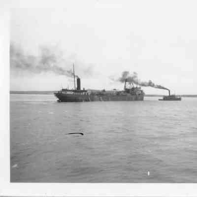 Sinaloa being towed 1943